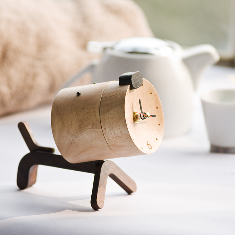 Horloge Bois Nordic Puppy Horloge en bois Nordic Puppy