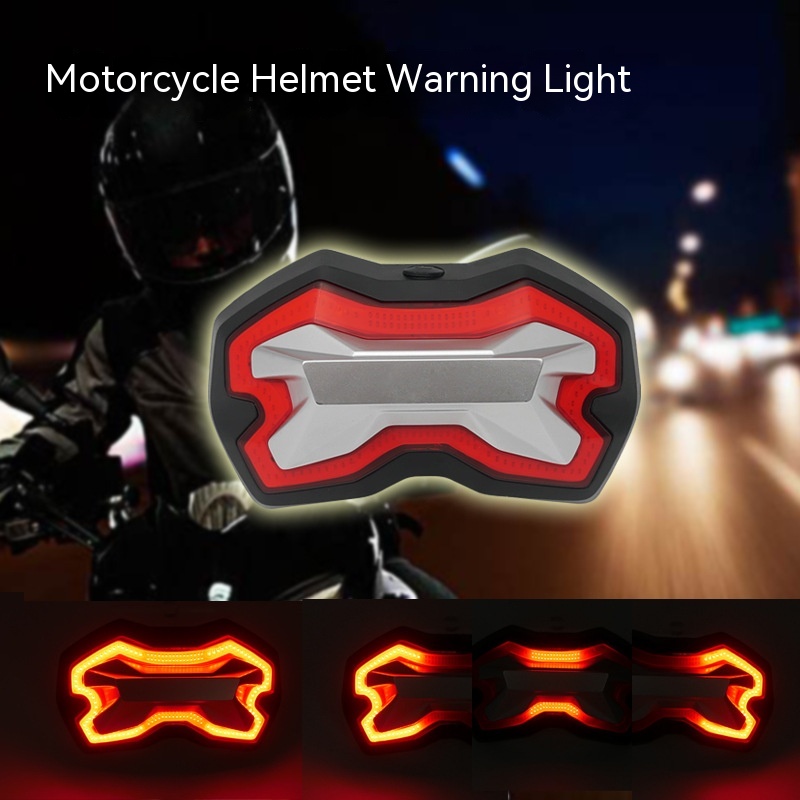 Motorcycle Helmet Wireless Warning Light