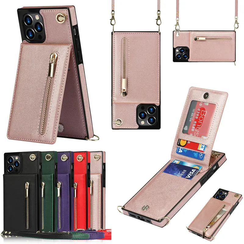 Leather Case Card 12 Messenger Phone
