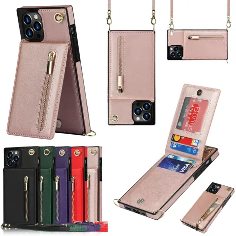 Leather Case Card 12 Messenger Phone