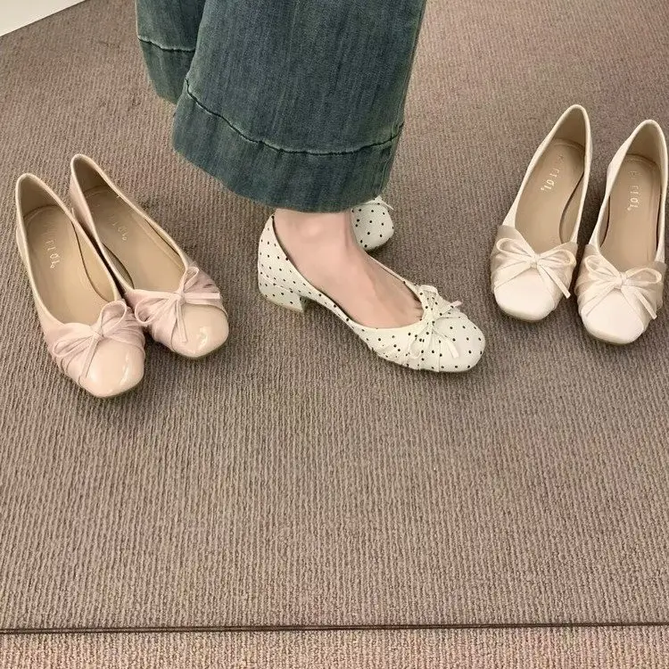 Women Soft Feminine Gathered Ruched Toe Satin