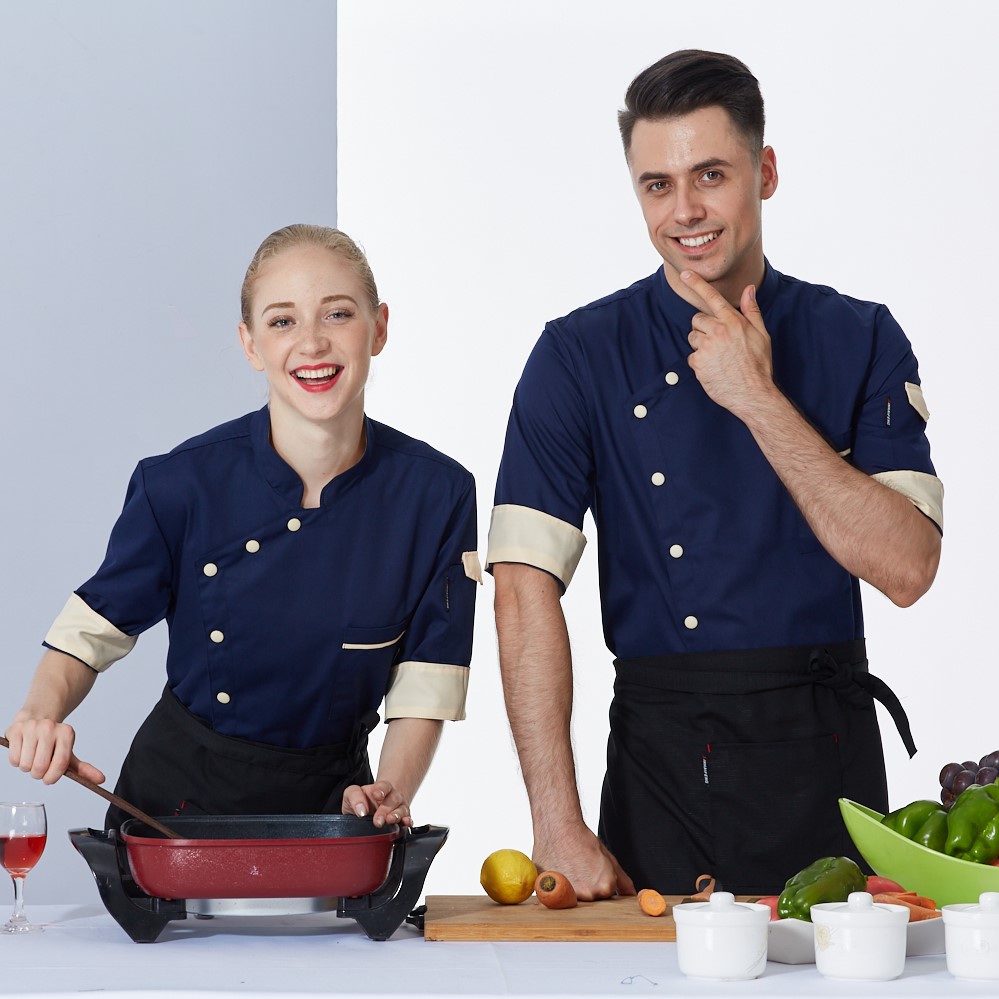 Chef Uniform Long Sleeve Hotel Restaurant Uniform