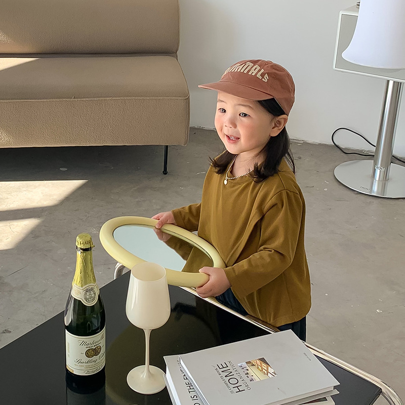 قميص داخلي بأكمام طويلة للأطفال بنمط غربي