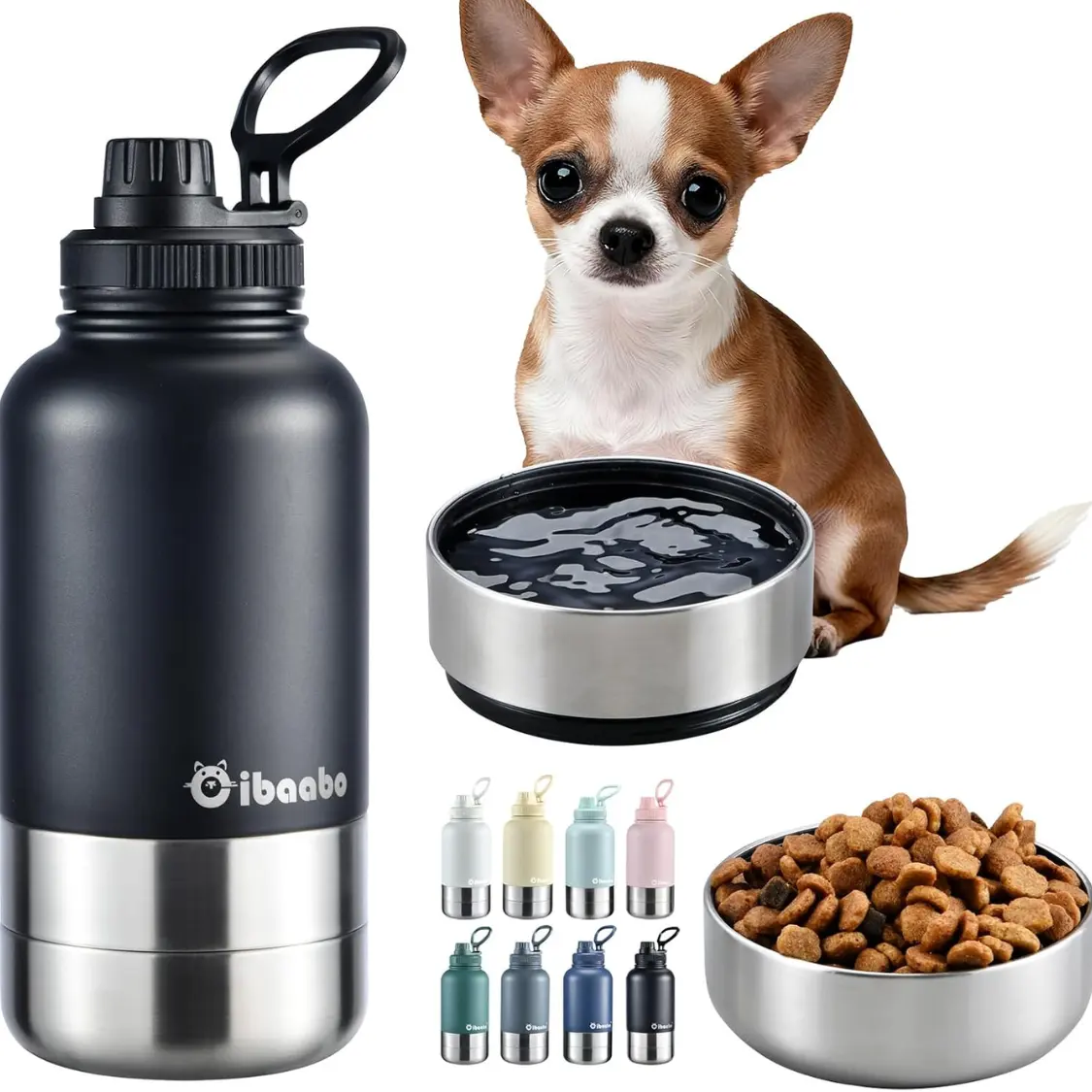32 Oz Insulated Dog Water Bottle