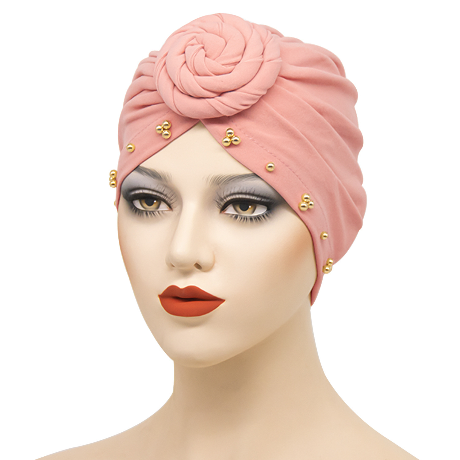 Polyester Beaded Flower Hat Bandana, picture 8 of 11