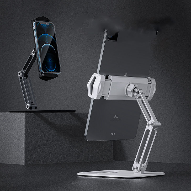 Folding Height Adjustable 2-in-1 Lazy Phone Holder - Image 3