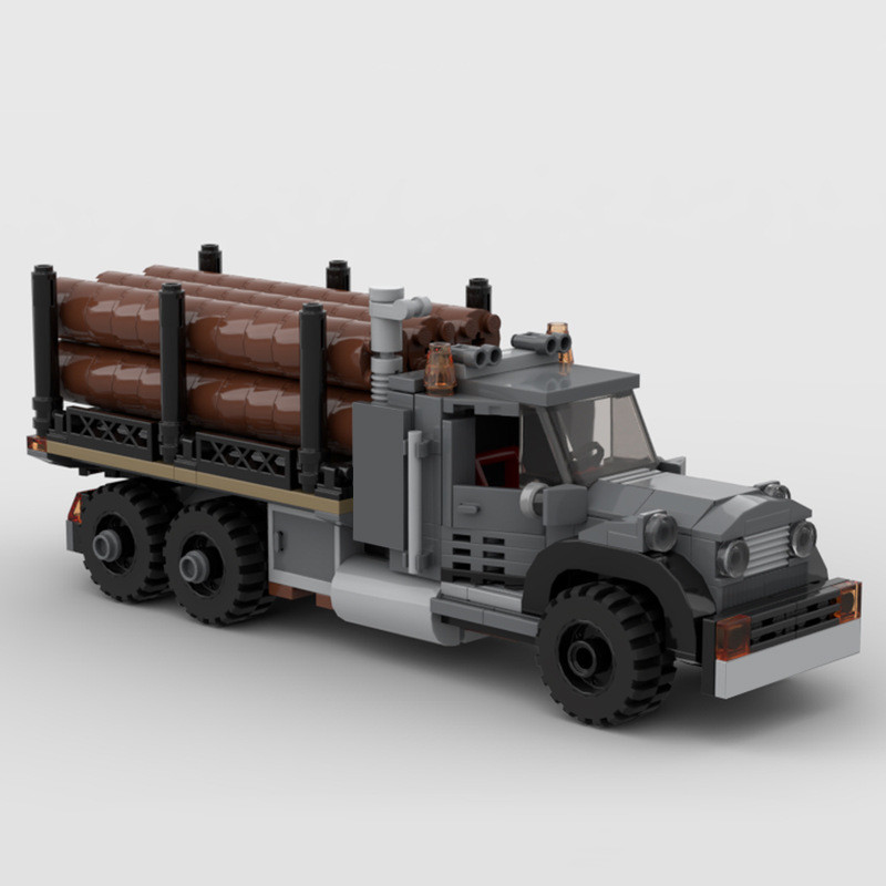 Camion Bûcheron à Assembler — Maquette Rétro en Blocs (316 pièces) 10