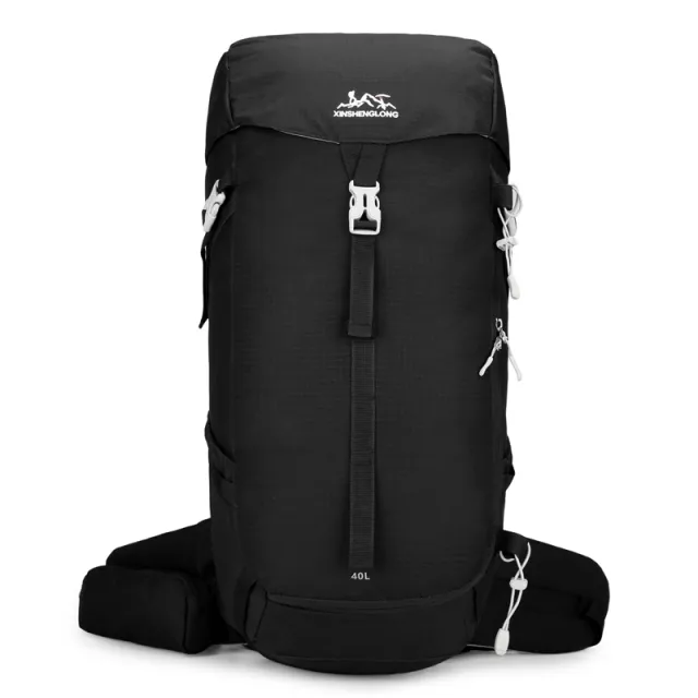New Outdoor Mountaineering Bag Large Capacity Lightweight Waterproof Professional Hiking Camping Backpack Black - Shop at LoveMi