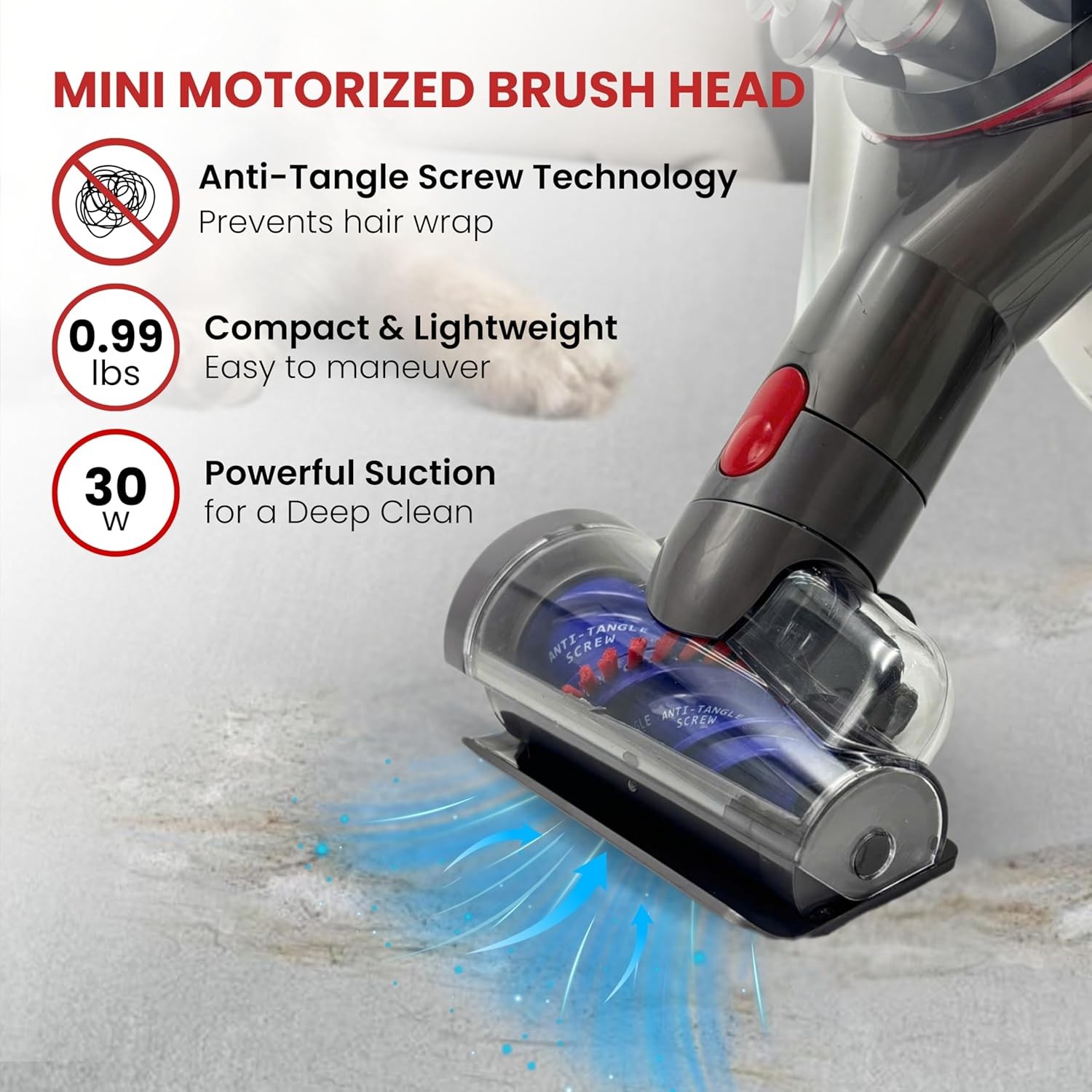 For Dyson Anti Tangle Hair Screw Tool Head V7 V8 V10 V11 V15 971426-01 — image 2