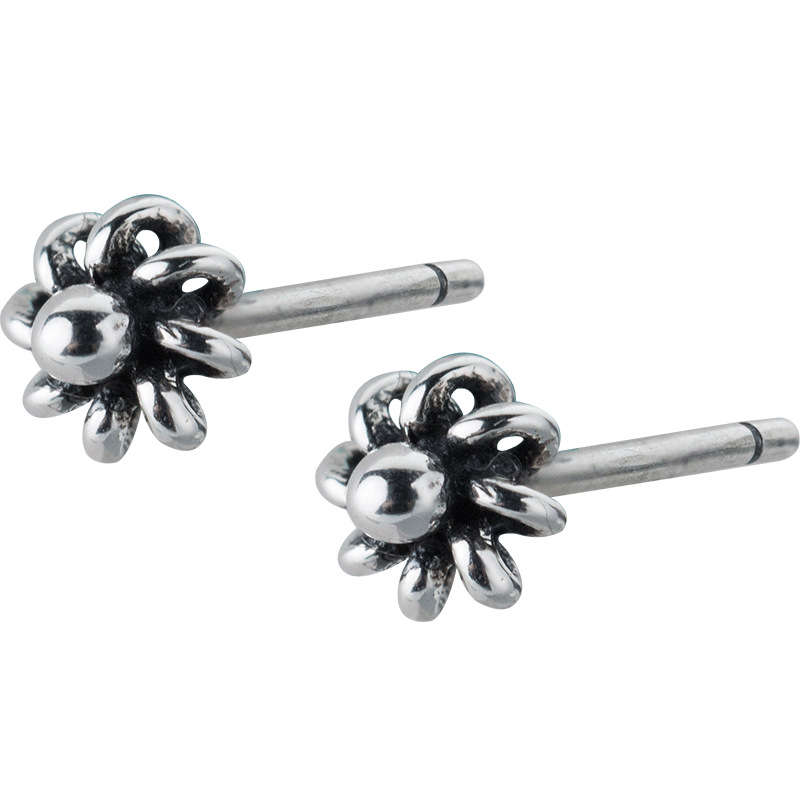 Flower Earrings Ethnic Style Trend Small Flower Art Earrings