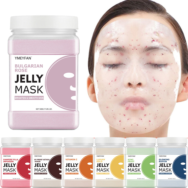 Rose Petal Crystal Jelly Facial Mask 500g Moisturizing
