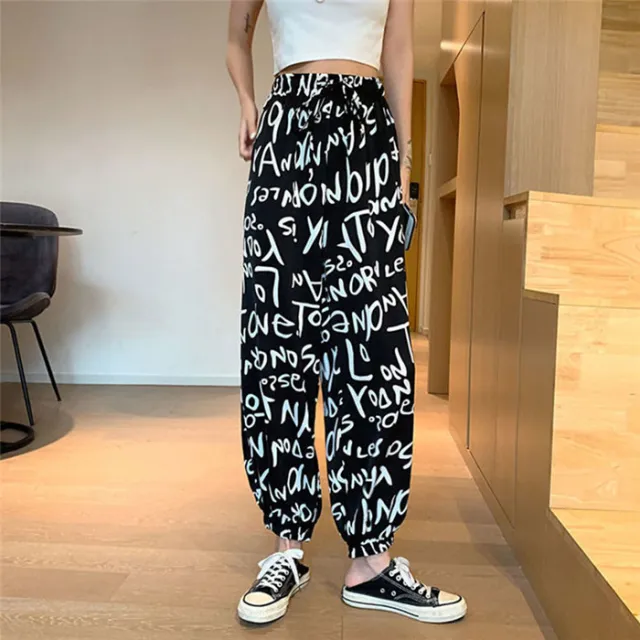 Harem Trousers Women's Loose fitting Trousers Lantern Slimming Mosquito Casual Black - Shop at LoveMi