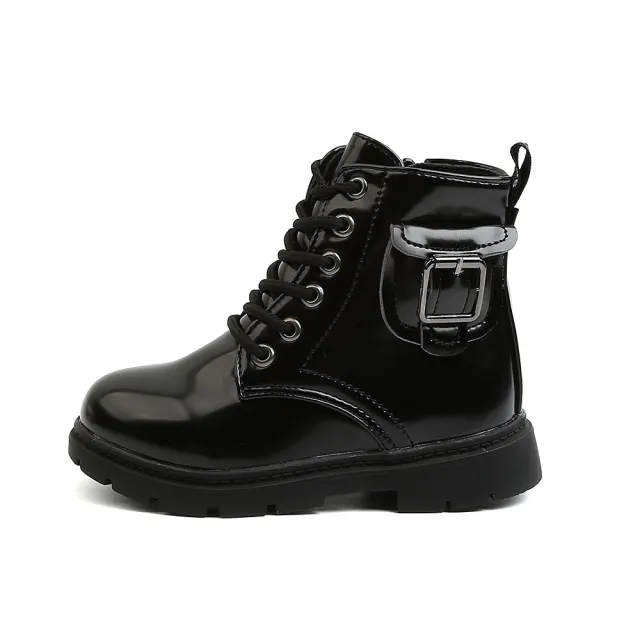 Autumn British Style Childrens Martin Boots Black - Shop at LoveMi