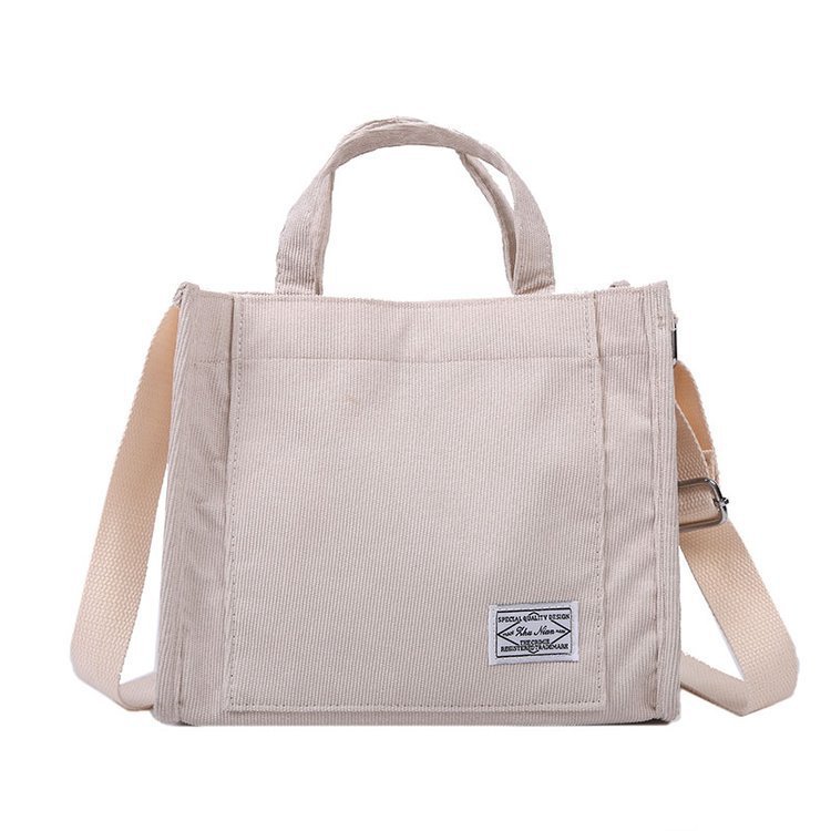 Title 5, Large capacity corduroy crossbody bag