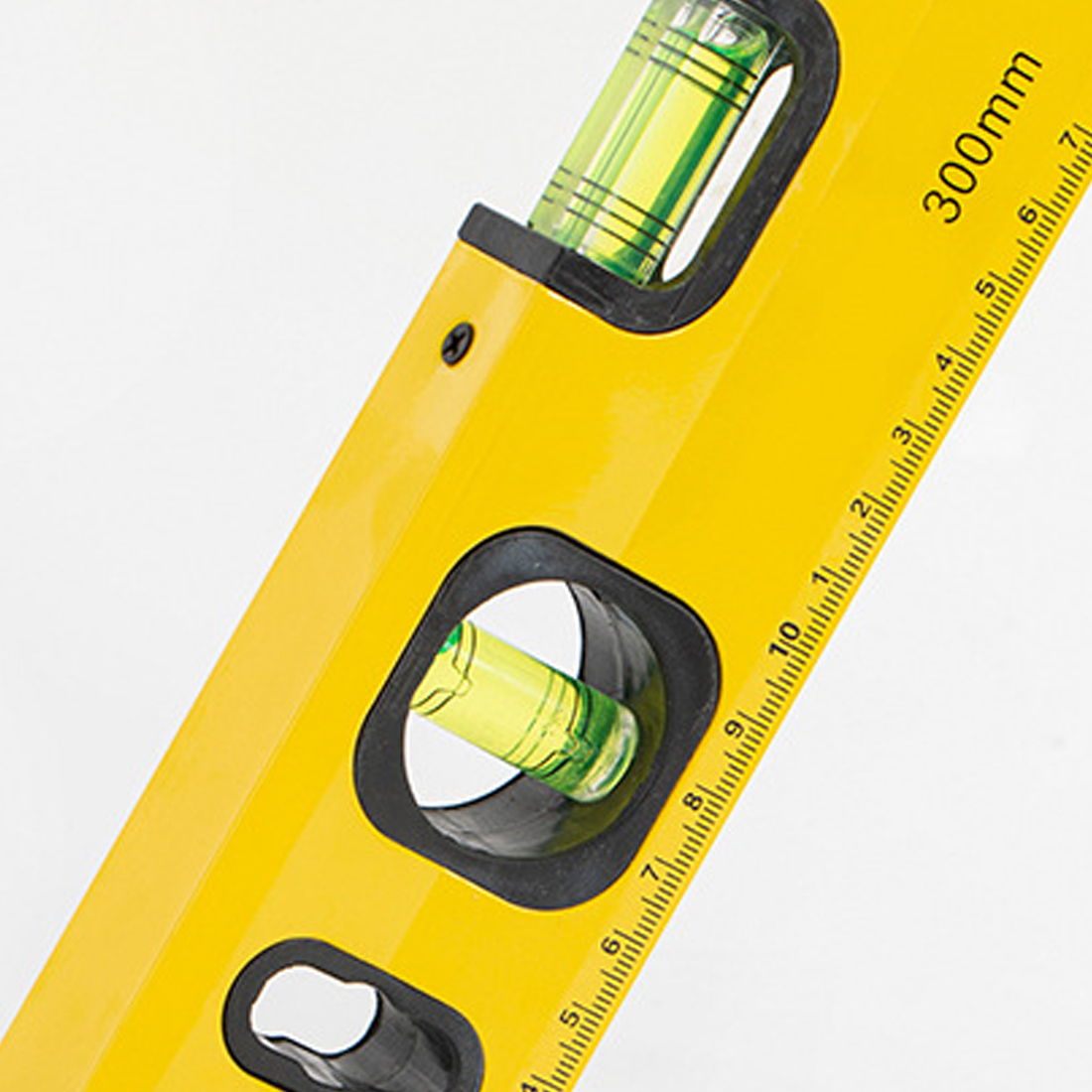 MAGNETIC 3 PIECE BUILDERS BUILDING SPIRIT LEVEL SET - 300, 600, 1000mm Yellow — image 7