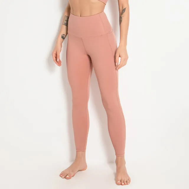 Nude Slim Base Stretching Peach Buttocks Fitness Sports Pants Pink - Shop at LoveMi