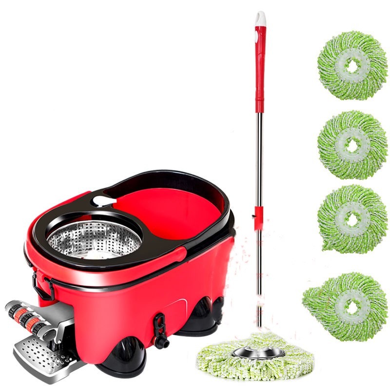 Four Drive Foot On Rotary Mop Bucket - Image 5