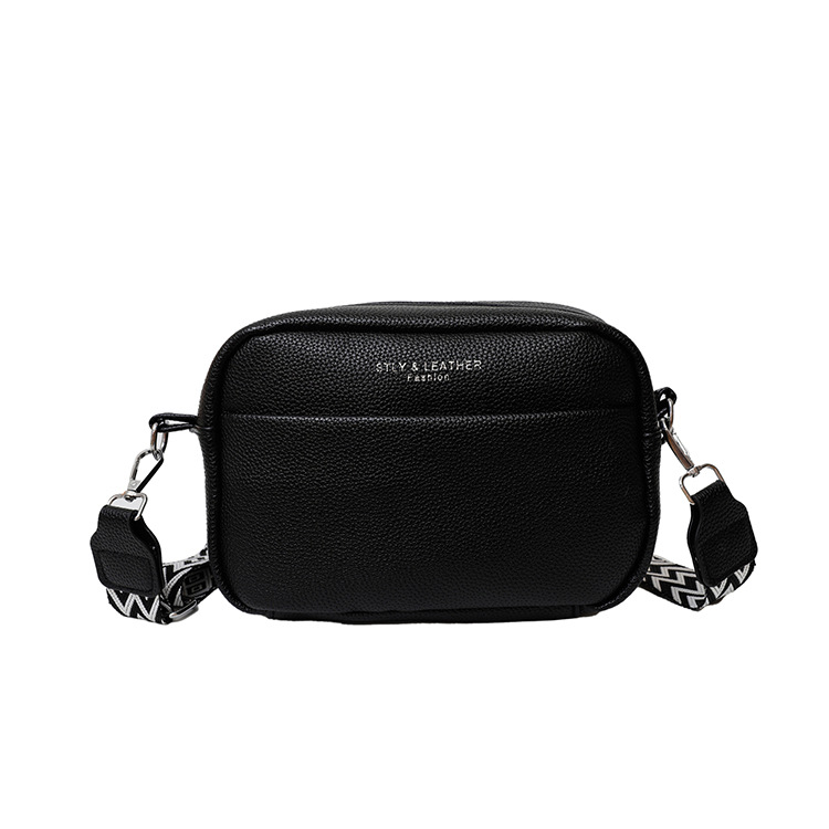 Solid Color Shoulder Bag