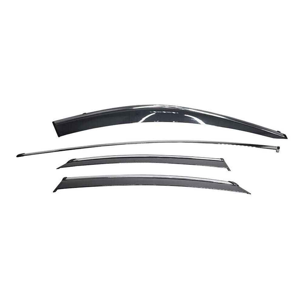 Fits 15-21 Lexus NX200t AZ10 Window Visors Rain Sun Guard Vent W- Chrome Trim
