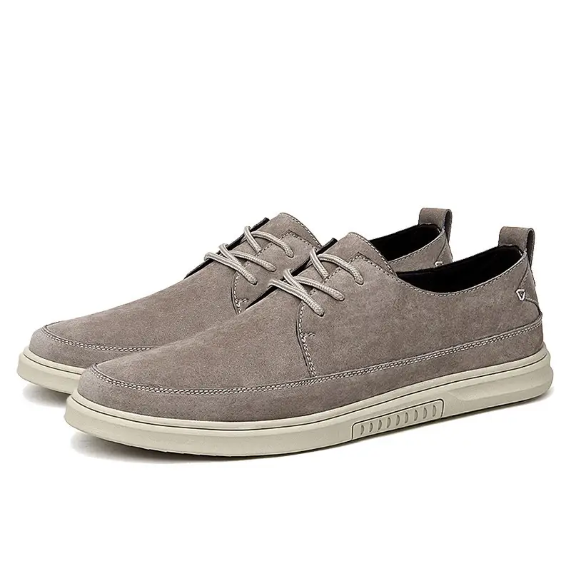 Fashion Simple Casual Low Top Lace Up Work Shoes