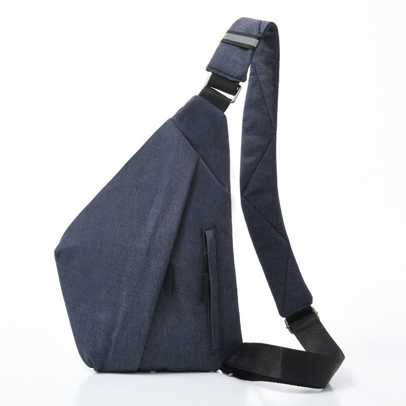 Men's Casual Fashion Waterproof Shoulder Bag Blue - Shop at LoveMi