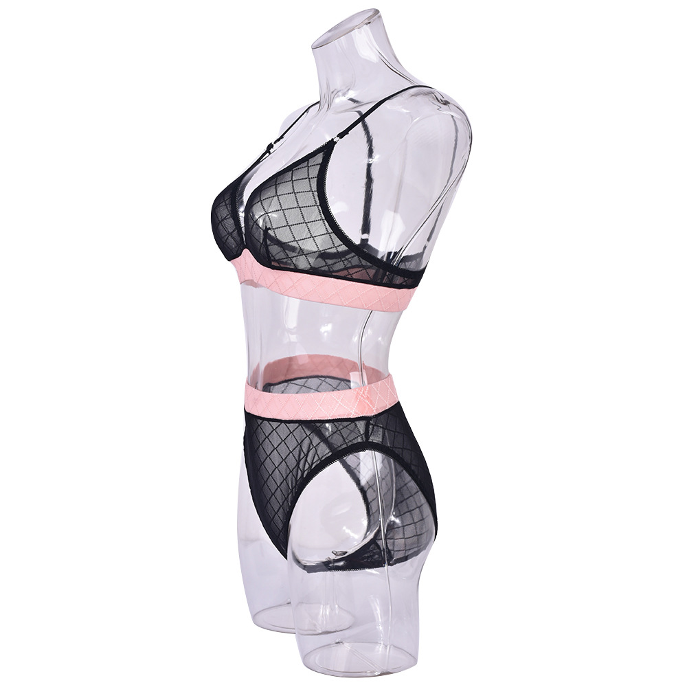 Title 3, European And American Underwear Mesh Three-poin...