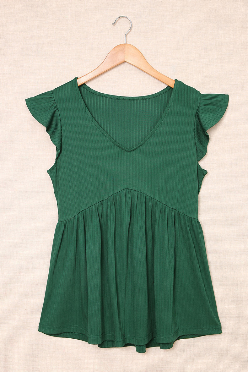 Solid Color Casual Versatile Pullover Bottoming Shirt Top Outer Wear