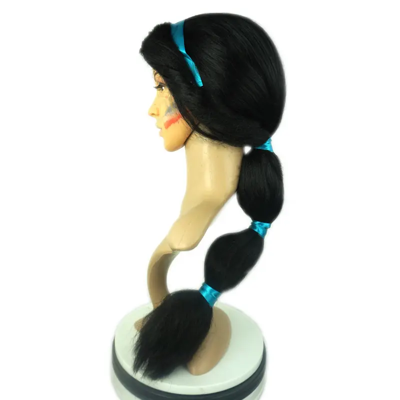 Dress Up Wig And Fluffy Braid Headgear