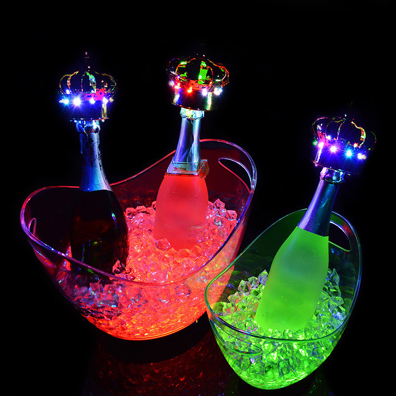 Led Ice Bucket Ingot Ice Bucket KTV Ice Bucket Luminous Ice