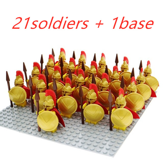 Golden red 21soldiers suit