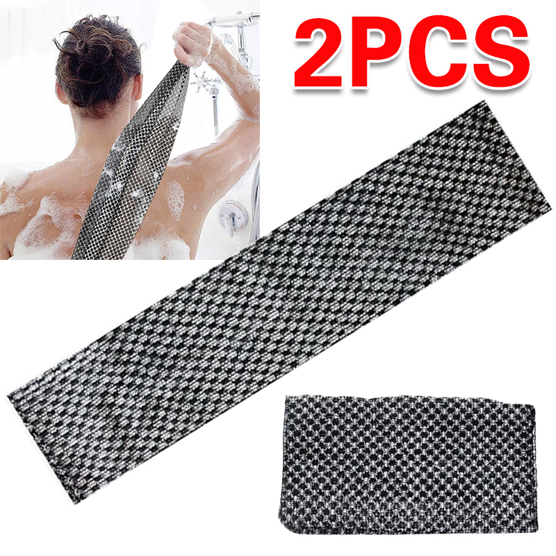 Body Cleaning Back Scrubber Exfoliating Bath Towel Washcloth Shower — image 7