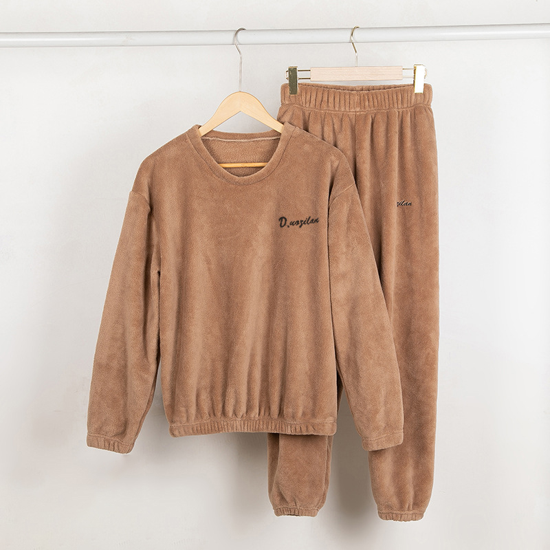 New Casual Long Sleeve Thick Fashion Women's Home Wear