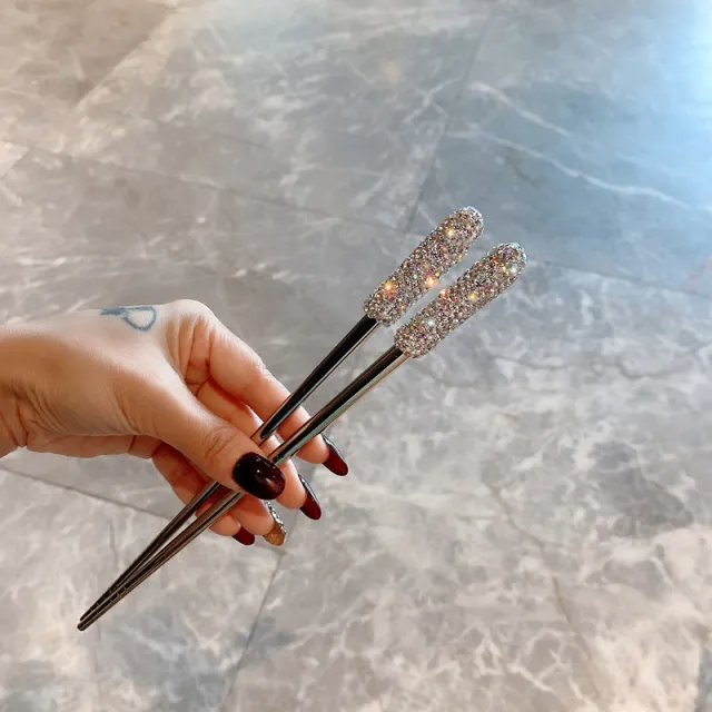 High value Stainless Steel Chopsticks Household Chopsticks White - Shop at LoveMi