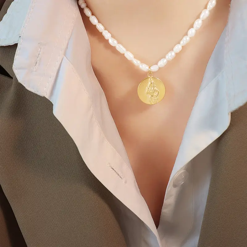 Freshwater Pearl Necklace With Neutral Style And Advanced Feeling