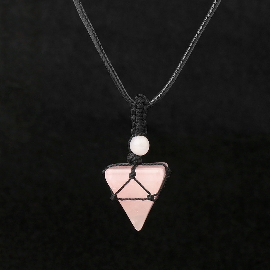 Natural Stone Men's And Women's Crystal Necklaces
