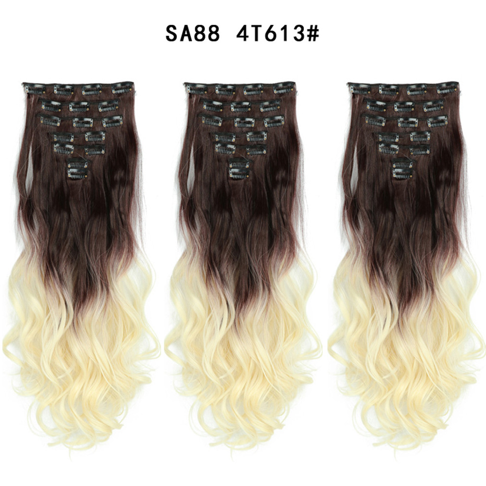 Long Curly Hair High Temperature Silk Curtain — foto 10