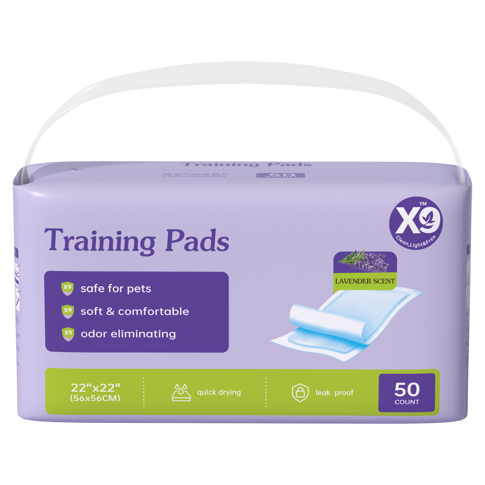 Lavender Scented Disposable Pet Training Pads — foto 4