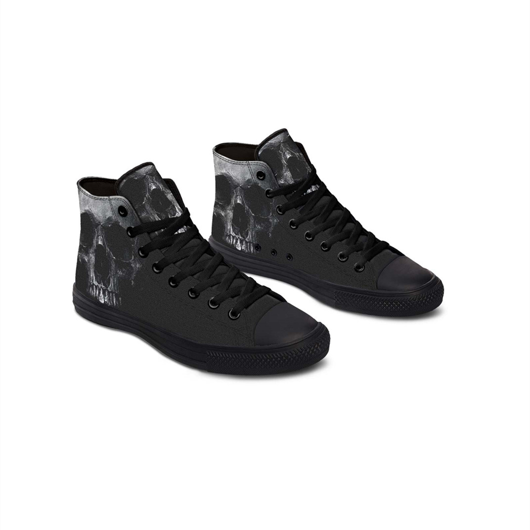 Fashion Printed Couple High Top Canvas Shoes