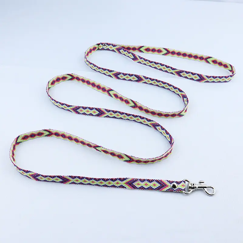 Pet Dog Traction Rope Ethnic Style Woven Collar