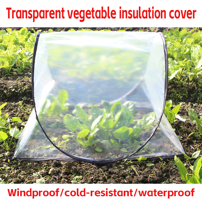 Instant Set Up Plant Protective Cover Foldable Mini Greenhouse Tent For Vegetables Flowers Seedling Cold Frost Protection