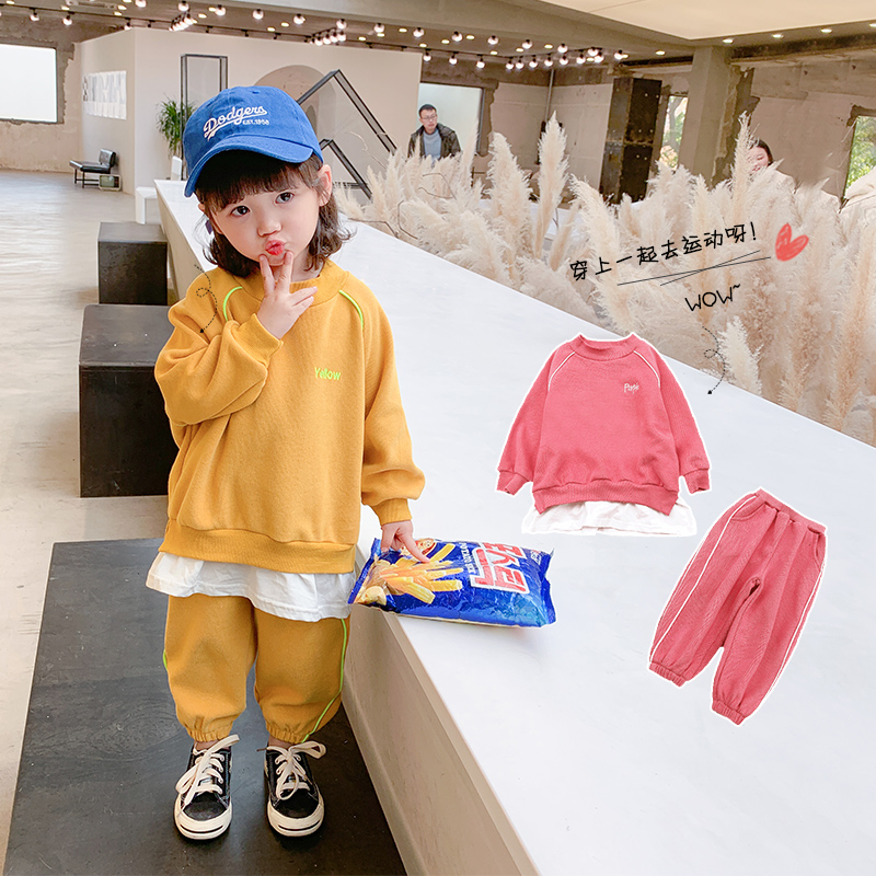 Sports Little Girl Sweater Children's Clothes Trend