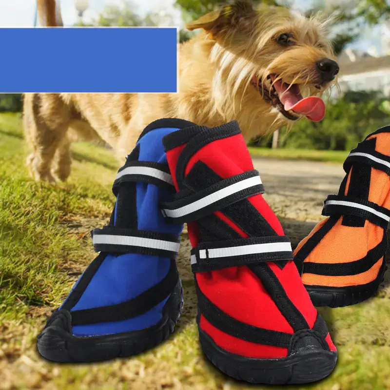 Dog Shoes Double Straps Non-slip, Wear-resistant