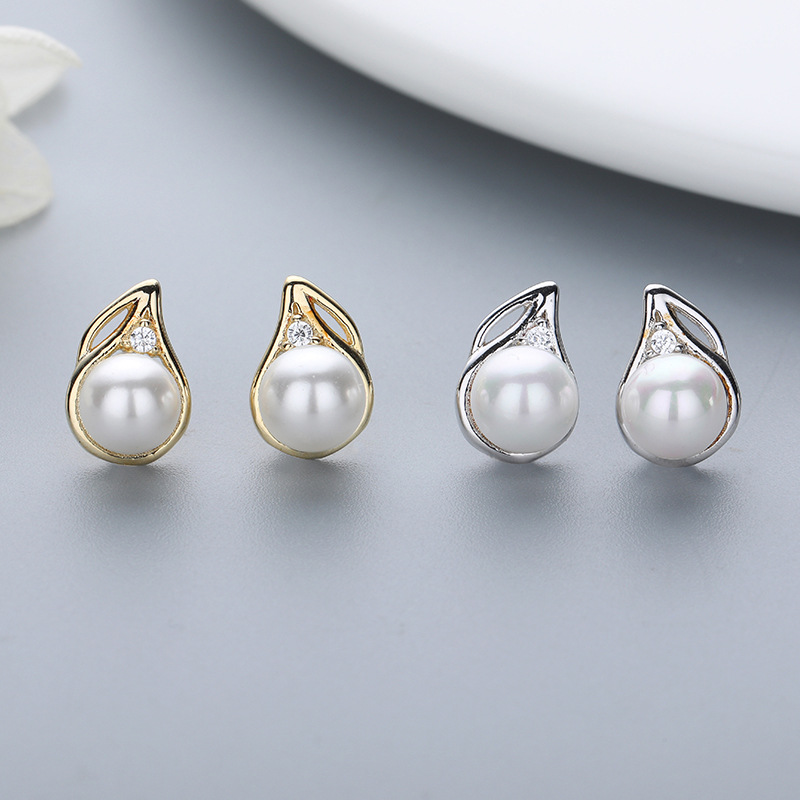 Trustdavis Real 925 Sterling Silver Fashion Cute Insect Bees Stud Earrings