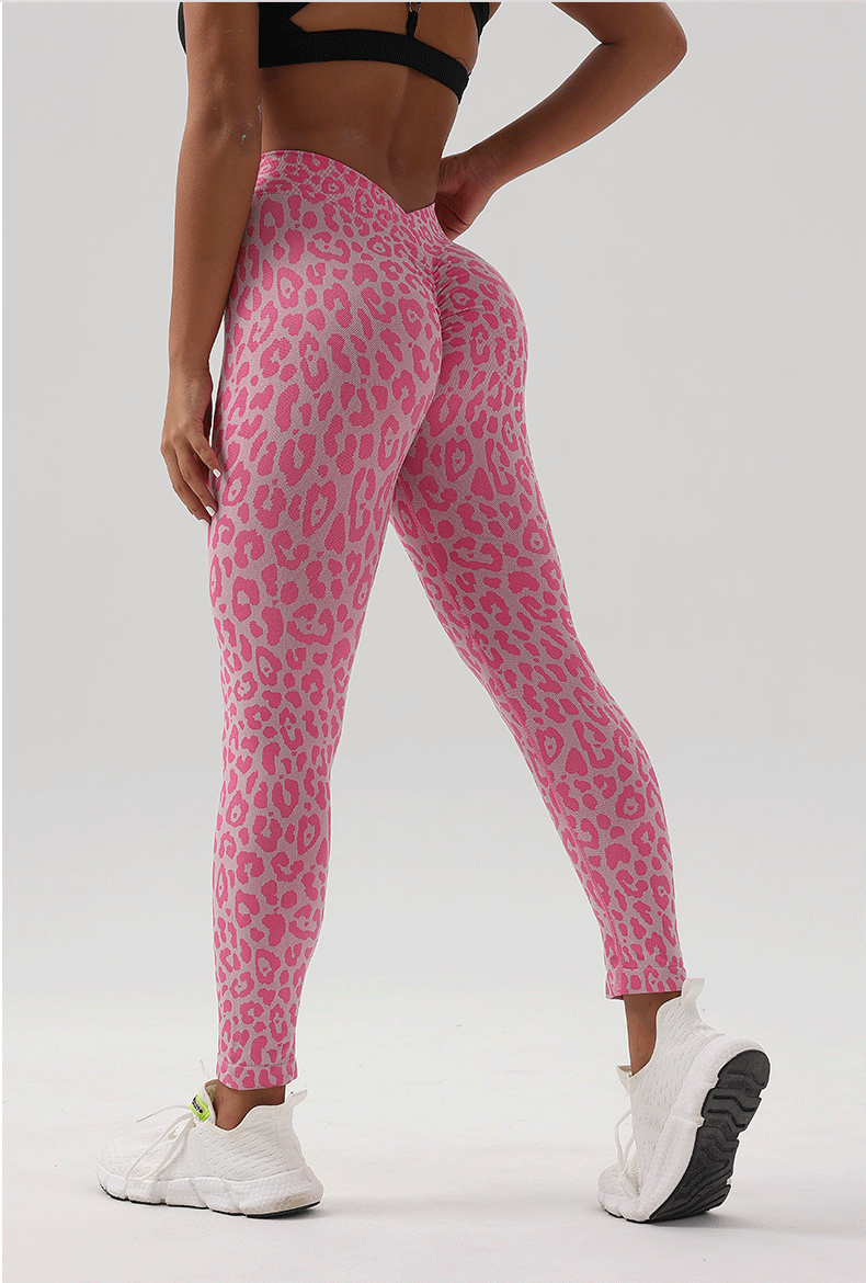 Leopard Print Yoga Pants Pnk - Shop at LoveMi