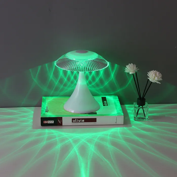 Touch Crystal Table Lamp, USB Bedside Lamp with 3 Colours or RGB Light - detail photo 7