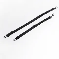 Vehicle-mounted Seat Belt For Pets Elastic Retractable Traction Rope For Vehicle Car Rope Pet Supplies - 2Pcs - View 1