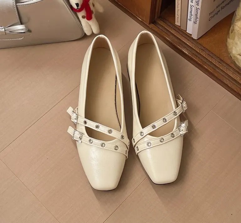 Korean Trending Casual Fashion Mary Jane Flats