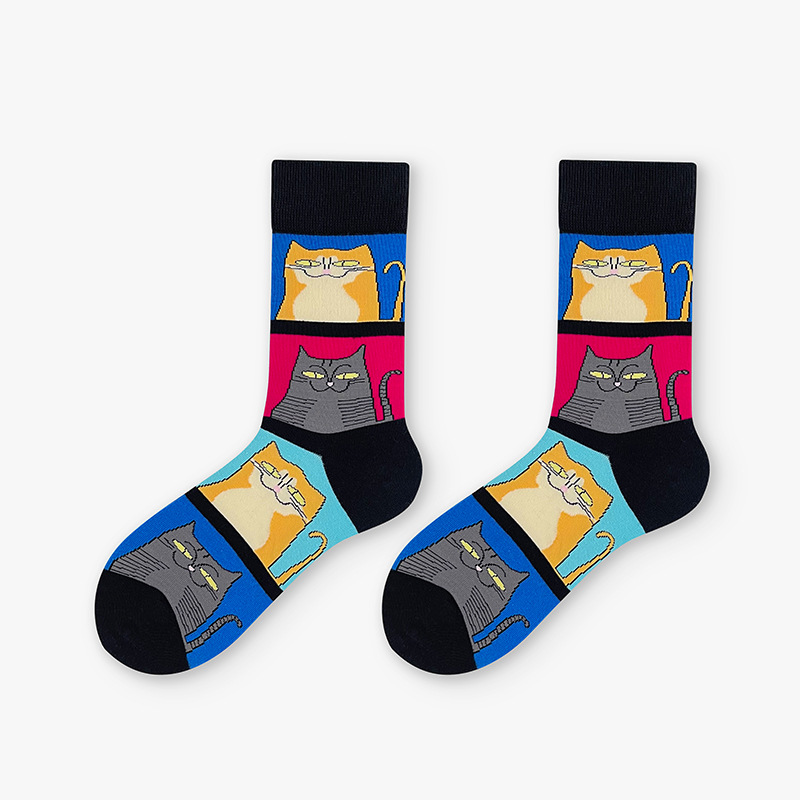 Mid Tube Socks Trendy Cute Street Skateboard Stockings