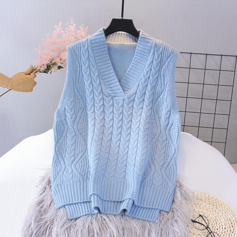 Title 6, Sweater Vest Womens Knitted Cover Spring And A...