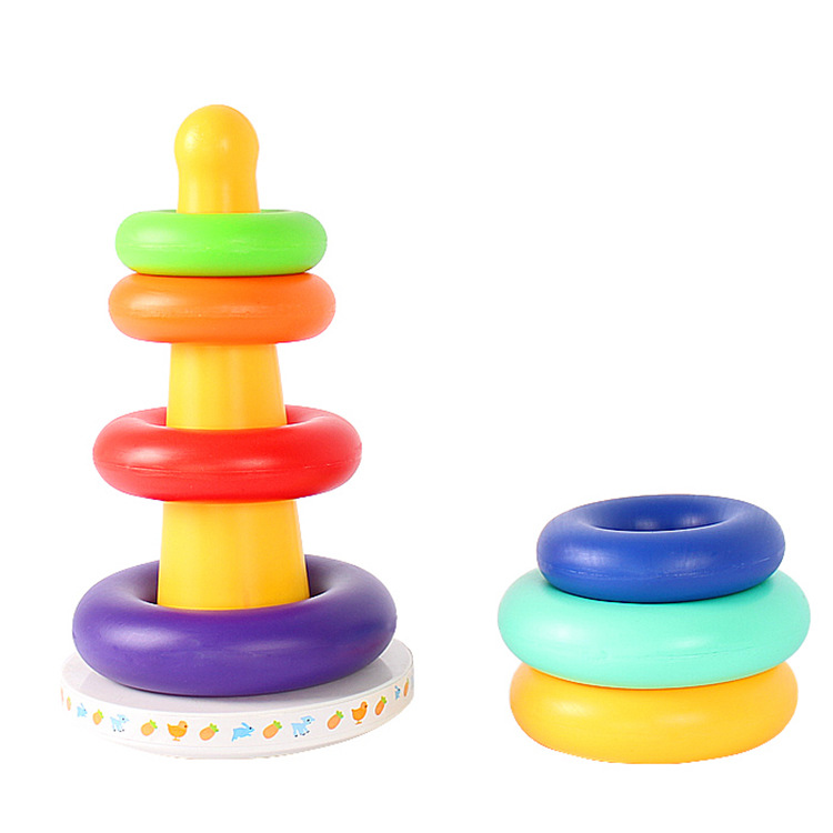 Baby Educational Toy Colorful Tumbler Lap - 3